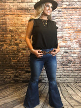 Load image into Gallery viewer, Denim Flares Petite Length