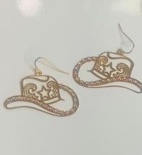 Load image into Gallery viewer, Cowboy Hat Earrings
