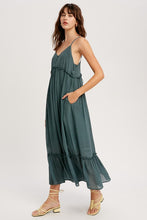 Load image into Gallery viewer, Emerald BOHO Dress
