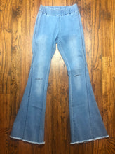 Load image into Gallery viewer, Denim Flares 34&quot; Inseam
