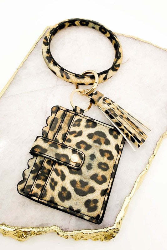 Leopard Wrist Wallet