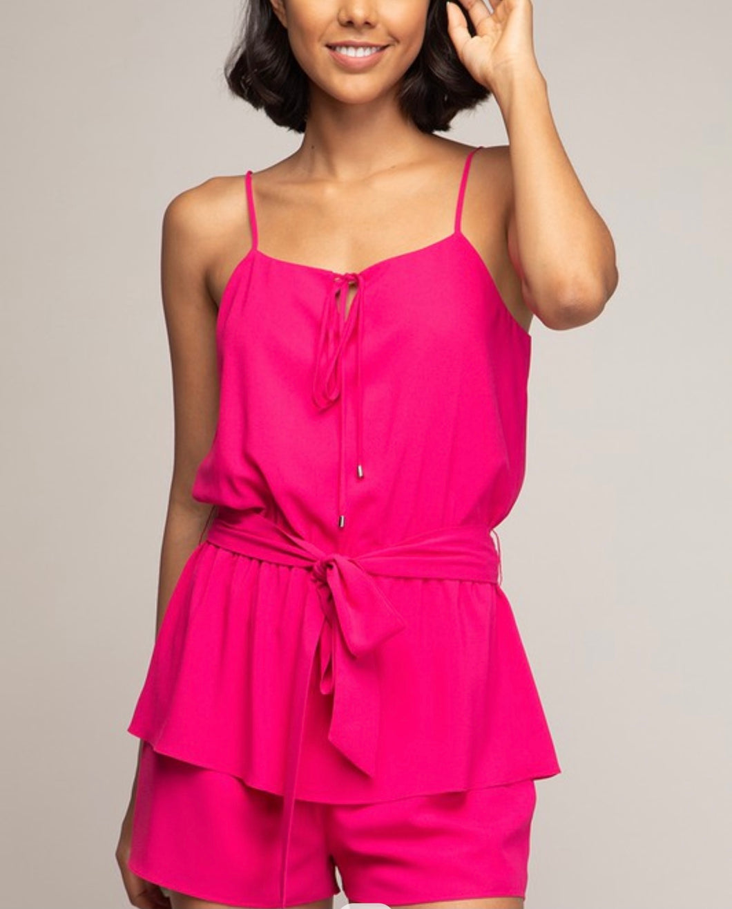 Hot Pink Romper