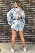 Load image into Gallery viewer, Floral Bell Sleeve Romper
